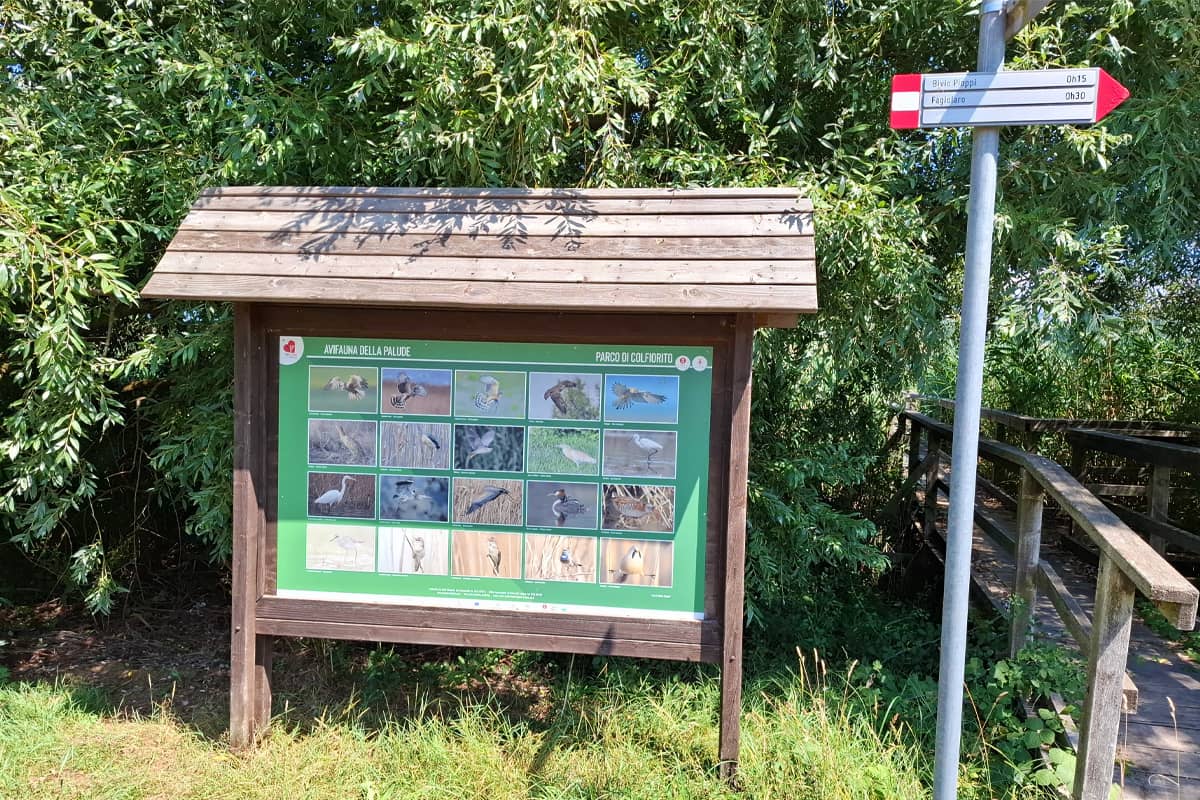 avifauna-parco-colfiorito cartello informativo avifauna palude di colfiorito