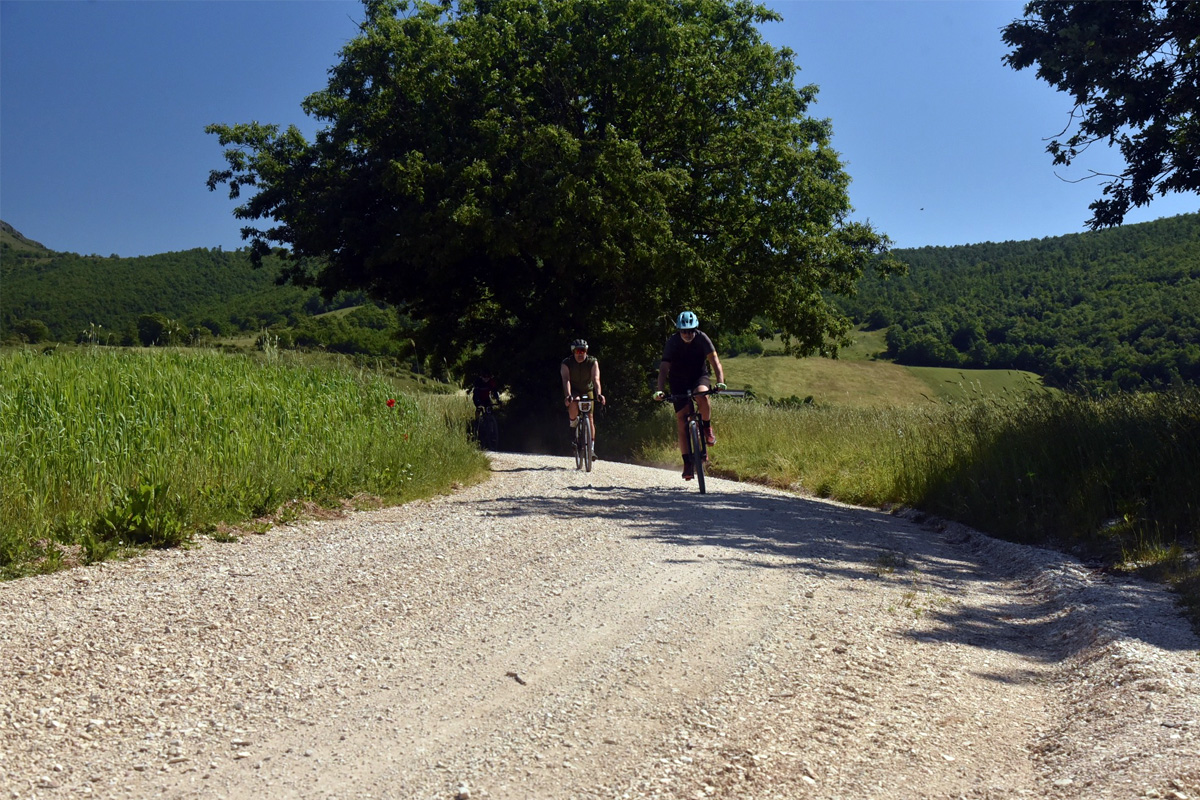 bicicletta-parco-colfiorito gravel colfiorito