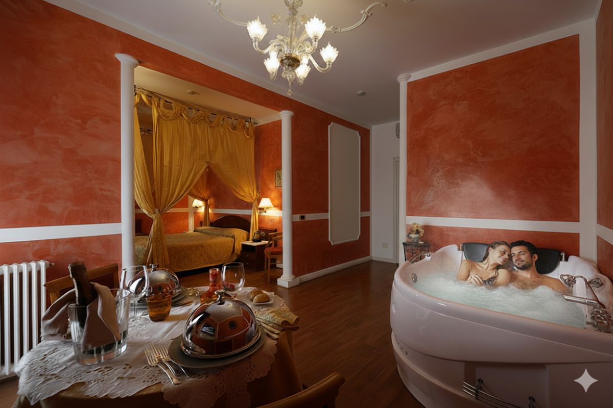 suite per coppie con jacuzzi